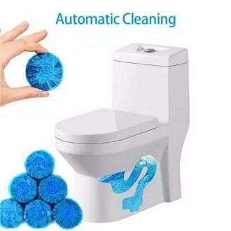 5pcs/set Blue Tablet Toilet Bowl Cleaner Automatic Tank Bowl Bathroom System Toilet Cleaner