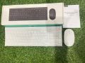 Jelly Comb KS15-2 - 2.4G Wireless Best Rechargeable Keyboard and Mouse Spill Resistant Combo - White. 