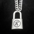 NANA Nanjing Lock Necklace Fashion Girl SID Original Matte Punk R Lock Couple Sweater Chain. 