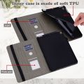 (New) For Lenovo Legion Y700 Tree & Deer Pattern Pressed Printing Leather Tablet Case. 