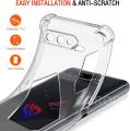 For ASUS ROG Phone 5/ROG Phone 5 Pro/ROG Phone 5 Ultimate/ROG Phone 5S Back Cover Shockproof Transparent Soft TPU Silicone Protector Phone Case with Shock Absorption Bumper Corners. 