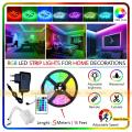 RGB Led Strip Lights For Home Decorations Waterproof (Per Set : 16 Feet) Adjustable Brightness + Speed / High Quality. 