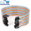 Jumper Wires Dupont Line 40 pins Female to Female 30cm for Breadboard Arduino. 
