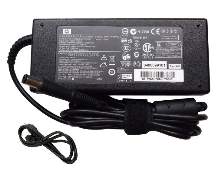 Hp 18.5V/6.5A 120W 7.4mm ×5.0 mm Original Laptop DC Adapter Charger Hp Envy 17 1001xx 17 1003xx 17 1006tx 17 1007tx 17 1010nr DV6 DV7