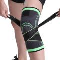 Adjustable Pressurized Fitness Running Cycling Bandage Knee Support Braces Elastic Nylon Sports Compression Pad Sleeve Unisex. 