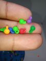 100pcs, Acrylic Hanging Beads,4 colors, about 4mm, DIY Customize Art & Craft & Hanging Things.. 