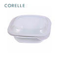 CORELLE® 1.41L Square Baking Dish w/ Glass Lid & Plastic Lid. 