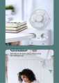 Small Portable Clip Fan USB Desk Fan with 3 Speeds Strong Airflow, 720° Rotation, Ultra-Quiet, Desk Fans for Home/Offi. 