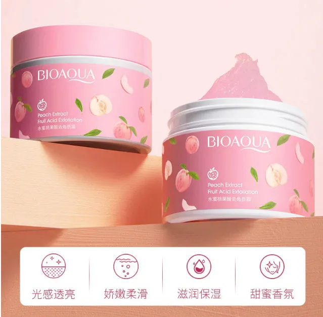 BIOAQUA Peach Extract Exfoliating Face Gel Glowing Moisturizing Peach Gel