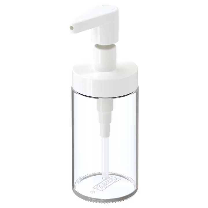 IKEA Soap Dispenser IKEA TACKAN Liquid Soap Container Glass Soap Dispenser Volume 200 ml