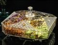 Acrylic Dry Fruit Tray wtih Cover - Beautiful Dish For Serving. 