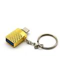 Aluminum Alloy OTG Connecter For smartphone , tablets and other devices.USB  3.0 Super comparable for All Android devices.. 