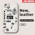 JIUMOO For iPhone 6 iPhone 6s Case Fashion Tide Brand Thin Leather Soft Silicone Full Lens Camera Protect Cases Shockproof Back Cover Casing Softcase For Boy. 
