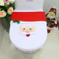 1PC Cute Christmas Toilet Seat Cover Santa Claus Bathroom Mat Xmas Supplies For Home New Year Decoration Bathroom Mat Decor. 