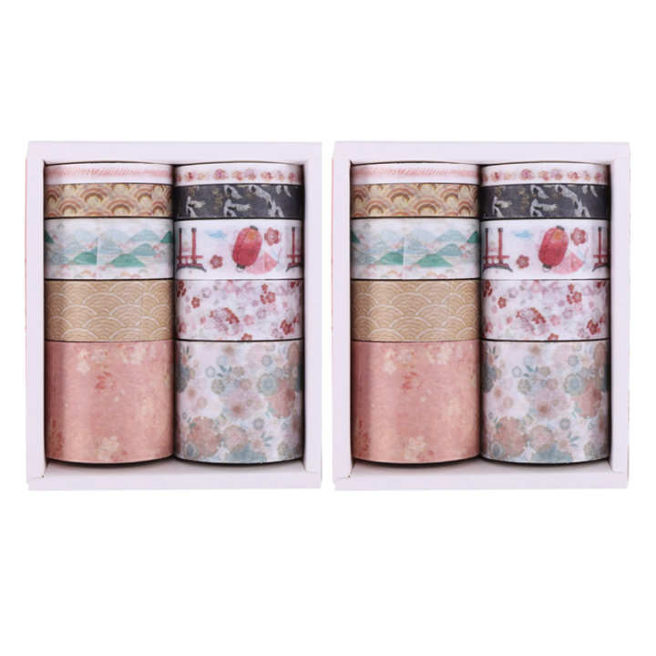 20Pcs Decorative Kawaii Washi Tape Set Japanese Paper Stickers Japanese Stationery Scrapbooking Supply H