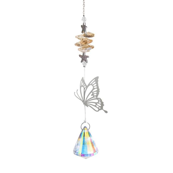 Crystal%20Windchimes%20Sun%20Catcher%20Silver%20Butterfly%20Hanging%20Pendant%20Jewelry%20Rainbow%20Chase%20Home%20Garden%20Window%20Curtain%20Wedding%20Decora%20-%20Image%207