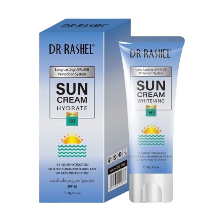 DR.RASHEL Protect 24 Hour Hydration UVA UVB Protection Sun cream SPF50 DRL- 1466