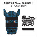 sony 24 70mm f2.8 GM II sticker skin not pouch or cover. 
