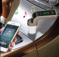 4-in-1 USB Car Smartphone Charger Bluetooth FM Transmitter, AUX Modulator Car Kit MP3 Player SD. 