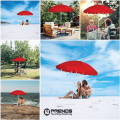 PRENDS Garden Umbrella  8 feet Heavy Duty Garden Umbrella Big Size Garden Outdoor Umbrella for Rain & Sun Protection (rendm colour)  Without Stand. 