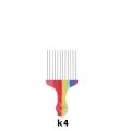 Comb Black Fist Afro Pick Metal Wide Teeth Hair Comb For Volumizing Hair Styling Anti-sc Comb Brush Detangling Comb Tools- Hair Comb. 