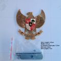 Eagle Big Logo With Star For Front Grill Golden Red White Style 1 piece Logo Metal Emblem Metal Body Monogram For Car Motorcycle Decorative Metal Marka Universal Fit Metal Logo. 