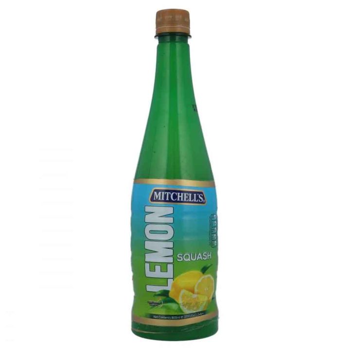 Lemon SQUASH 800ml MITCHELLS