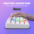HXSJ V200 Wired K68 RGB Streamer 68 keys Gaming Keyboard 19-Key Conflict-Free Membrane Keyboard but Mechanical Feeling.. 