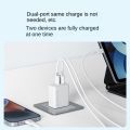 Anker A2348 fast charging dual port plug charger. 