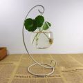 Customized Gold, Black and White Fancy Rack For a small pot or glass pot for home decoration made with iron Only Iron Stand. 
