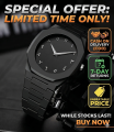 Aura Watch for Men Original Black - Arabic Numerals Dial Watch - Luxury Aura Watches - Aura Watch for Boys Stylish - New White Dial Aura Watch - Aura Watch Arabic Original - Fashion Gents Watch - Aura Watch with Comfortable Strap - Arabic Number Watch. 