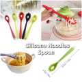 Silicone Pasta Fork Spoon Spaghetti Server Cooking Tools Kitchen Gadget. 