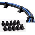 5pcs 25MM Self-Adhesive Adjustable Cable Clips Cable Management Clamps Cable Organizer Cable Holder Durable Strong Cable Wire Clip. 