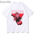 Cool Nimona T shirts classic T-shirt 2023 men/women graphic vintage anime summer cotton t-shirt Unisex tees clothes short sleeve. 
