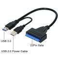 SATA to USB 3.0|2.0 Laptop Hard Drive Converter Cable. Supports Upto 4TB SATA Hard Disk Drive Convert Adapter Support. 