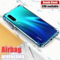 lthmy for Huawei P30 ELE-L29 L09 L04 Soft Gel Jelly Case Transparent Full Protective Anti-Scratch Resistant Back Cover Skin. 