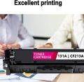HP 131A (CF213A) Magenta toner Cartridge (With Chip) Works with HP LaserJet Pro 200 color M251 Series, HP LaserJet Pro 200 color MFP M276 Series. 