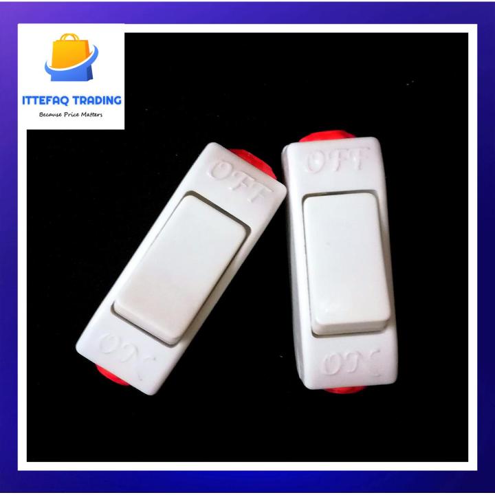 2 Pcs Bed Switch Button ON/OFF Bedside Switch 10Amp 250V
