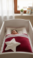 Baby Bellezza official Baby Carry Nest Sleeping Bag | Soft Velvet Fabric | Newborn Baby Wrap with Head Support | Portable & Cozy Baby Sleeping Nest. 