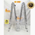 Almunium Multi Purpose Folding Ladder 20 Steps Heavy Quality Foldable ladder  20 Feet  Adjustable  and Folding Multi Position Ladder. 
