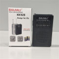 Baoer KK928 Small Pocket AM/FM Radio, Portable Transistor Pocket Radio With Best Reception Digital Tuning-Compact Personal Walkman Player With Built In Speaker. 