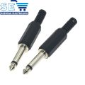 6.35mm 1/4 Inch Mono Audio Male Jack Plug Sound Mic Connector Electric Wire Terminals Adapter. 