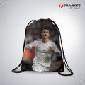 Traverse  Ronaldo Drawstring Bags For Girls / Bags For Kids / Bags For Boys. Both sides printed Bags hand bag for girls bags for girls. 