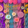 Crinkled Paper Easy to Paste Opening Celebration Pulled Art Scroll. 