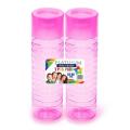 Pack of 2 Plastic Water Bottle 1000ml each for Refrigerator Fridge School College University Office Multipurpose Use Random Color. 