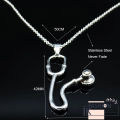 IK Fashion - Stethoscope Pendant Necklace for Women Cute Heart Medical Tool Link Chain Nurse Doctor Medical Student Jewelry. 