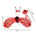 Ladybird Costume Kids Girls Ladybird Dress up Cute Halloween Ladybug Costumes for Birthday Holiday. 