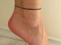 Pack OF 4 Womens  ankles bracelet black Thread  For Girls. 