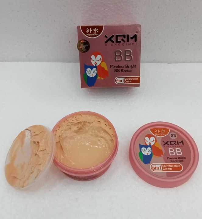 XQM BB Cream jar 6in1 Multifunction Cream in 4 colors