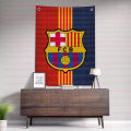 FC Barcelona Tapestry For Football Fans Home Decoration (Digital Printed). 